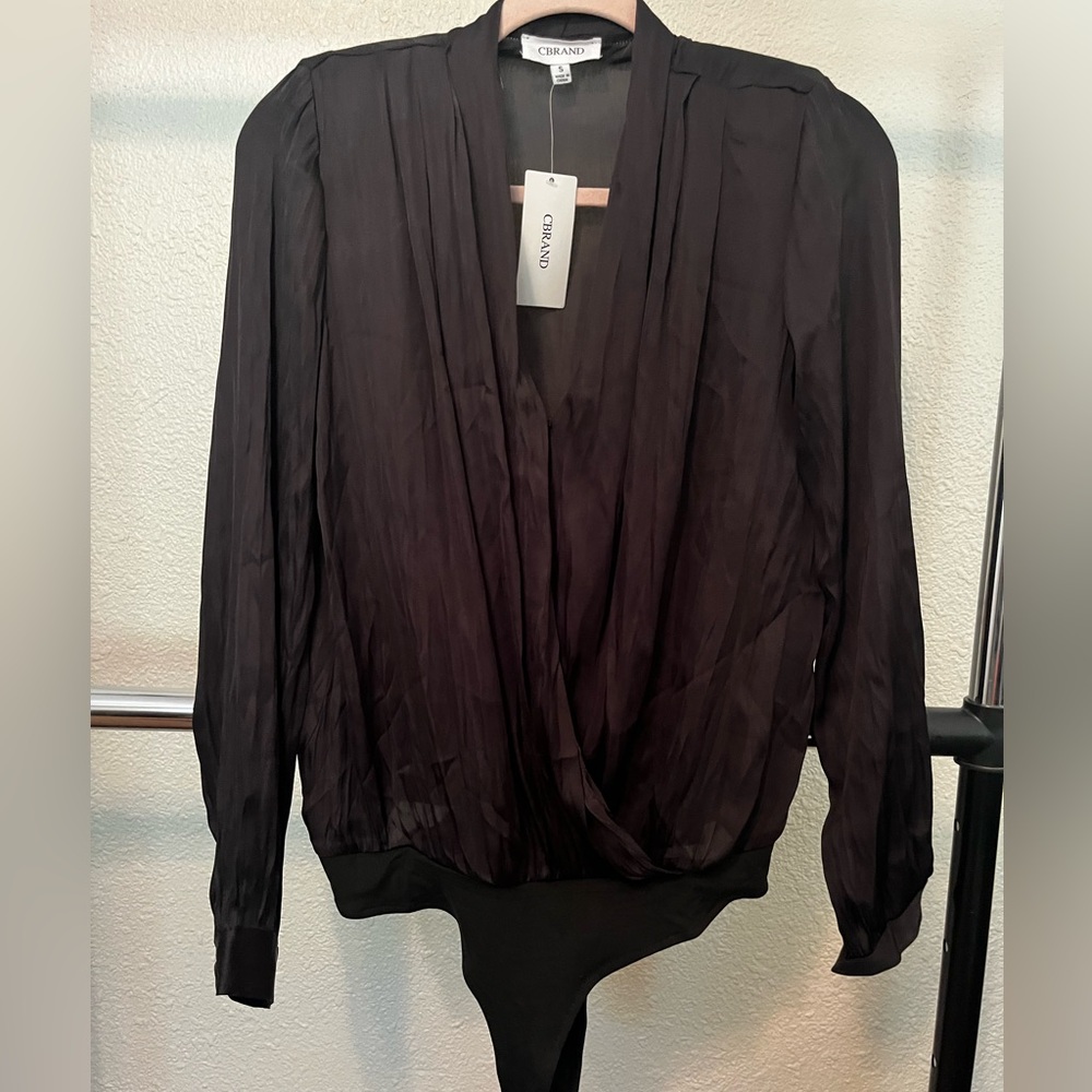 C brand body suit small. Black.
